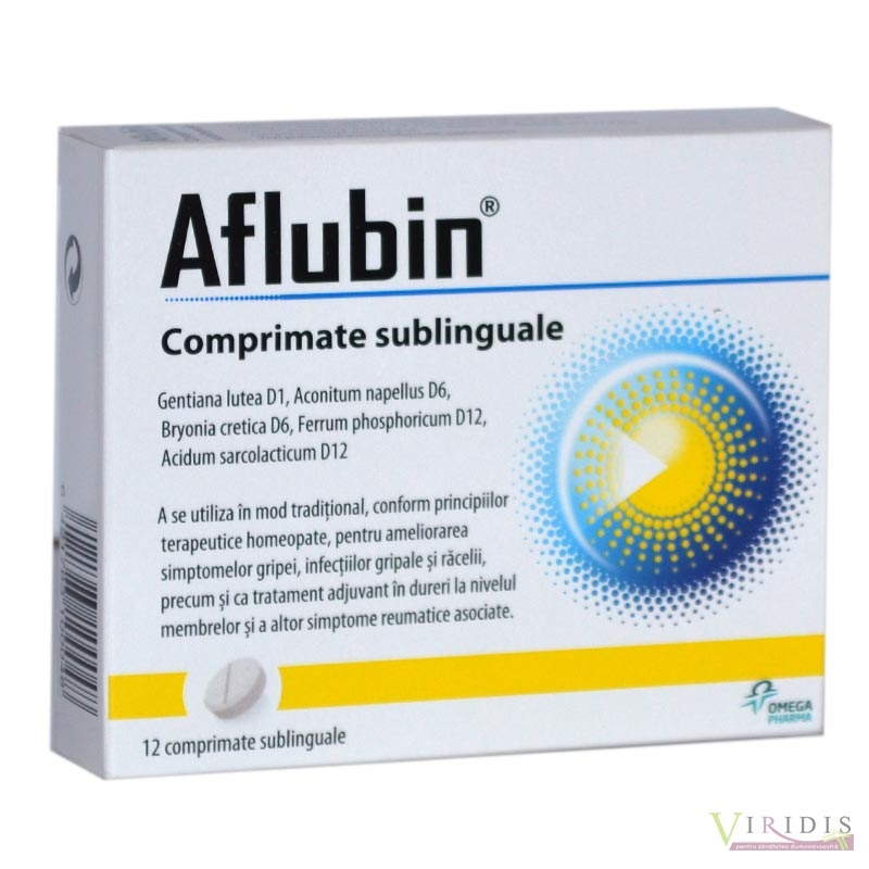 Aflubin X 12 Comprimate sublinguale