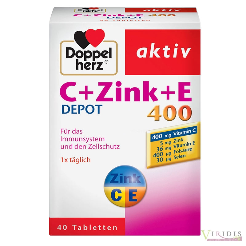 Vit C+Zink+E Doppelherz x 40 Tablete