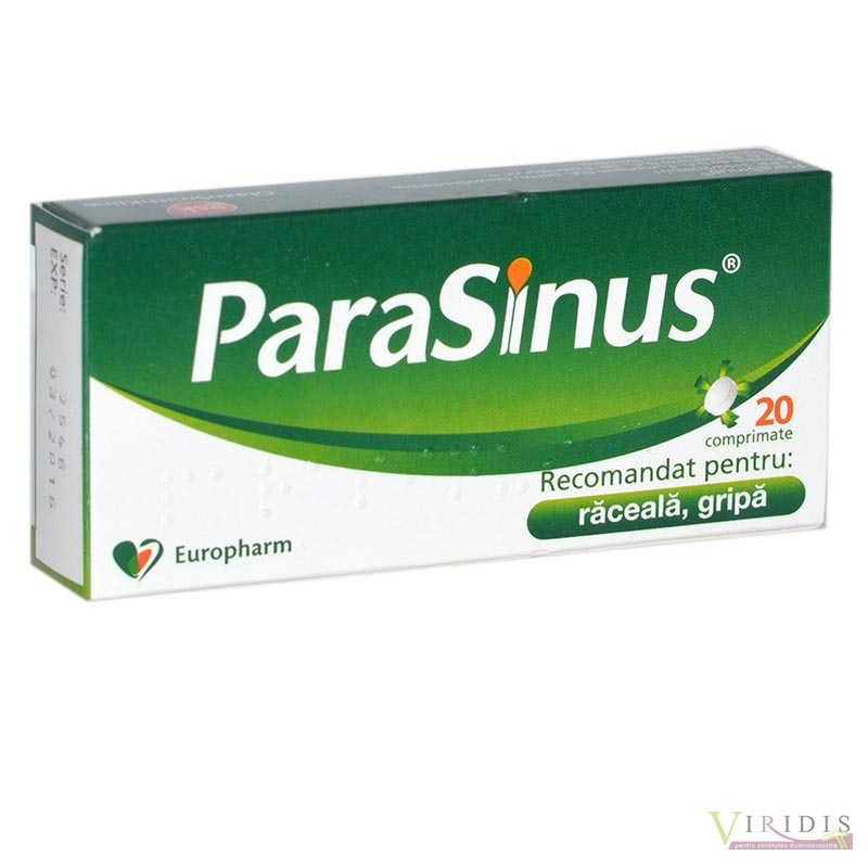 Parasinus Fara Concentratie x 20 Comprimate
