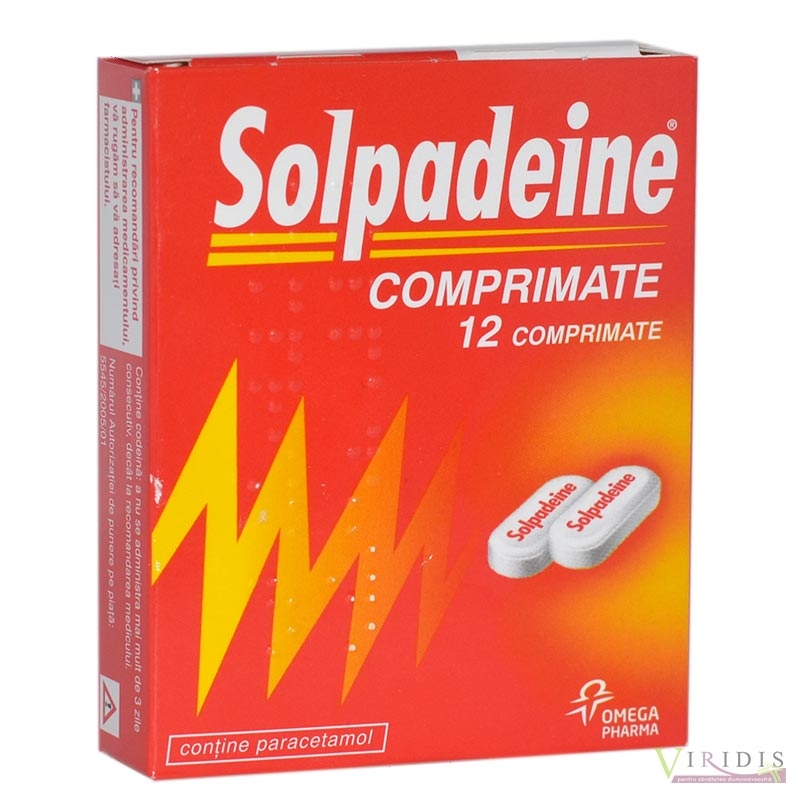 Solpadeine Fara Concentratie x 12 Comprimate