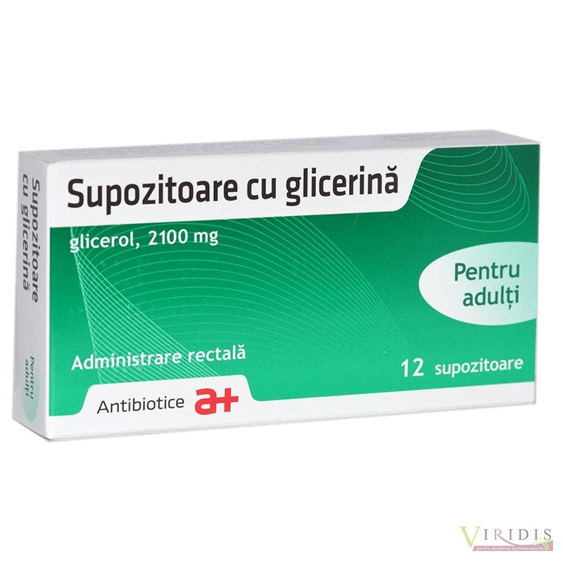 Supozitoare Cu Glicerina Pentru Adulti 2100mg x 12 Supozito