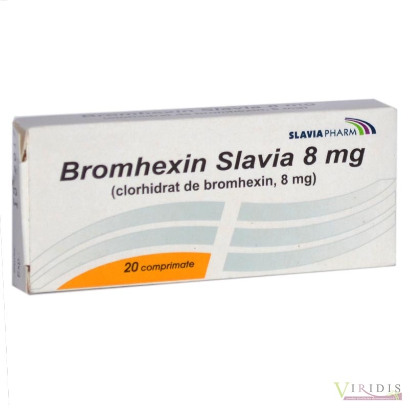 Bromhexin Slavia 8mg x 20 Comprimate