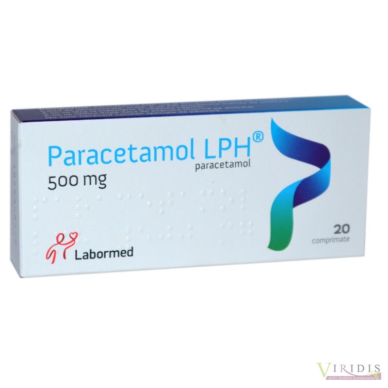 Paracetamol Lph 500mg x 20 Comprimate