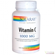 Vitamine-Suplimente Vitamina C 1000mg Solaray x 100 Capsule