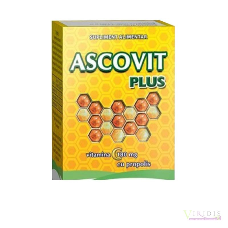 Ascovit Plus Propolis x 20 Comprimate