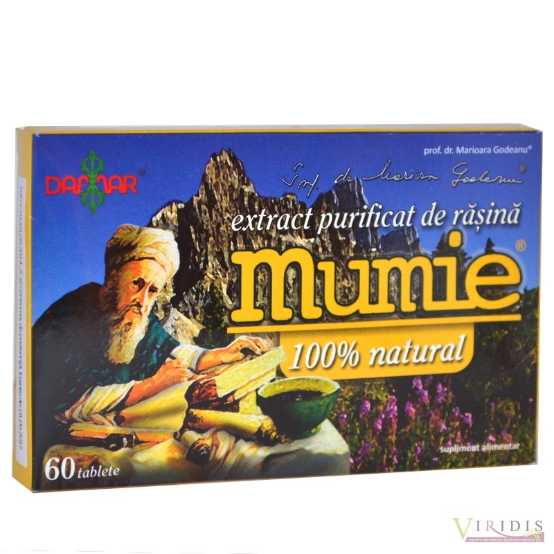 Mumie - Extract Purificat De Rasina x 30 Tablete
