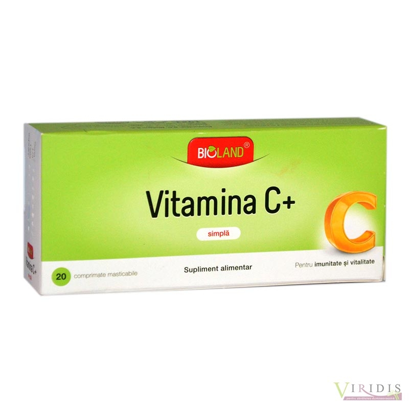 Vitamina C+ Simpla x 20 Comprimate masticabile