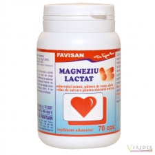 Vitamine-Suplimente Magneziu Lactat x 70 Capsule