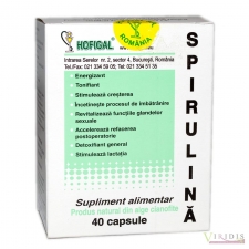 Vitamine-Suplimente Spirulina 500mg x 40 Capsule