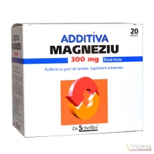 Vitamine-Suplimente Magneziu 300mg Additiva x 20 Plicuri