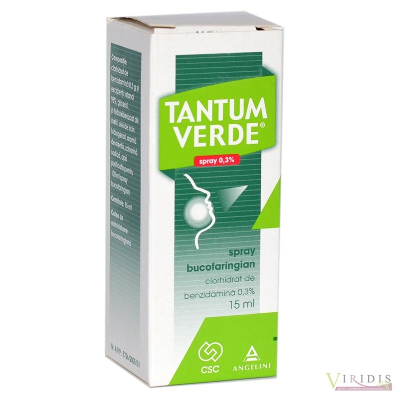 Tantum Verde Spray 0.3% 15ml SPRAY BUCO