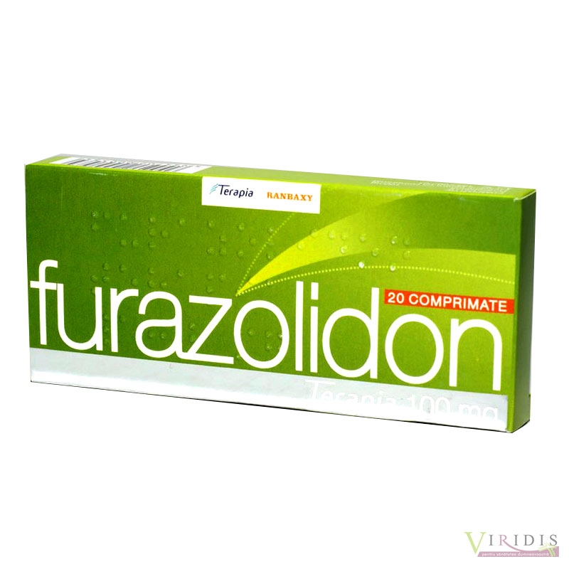Furazolidon Terapia 100mg x 20 Comprimate