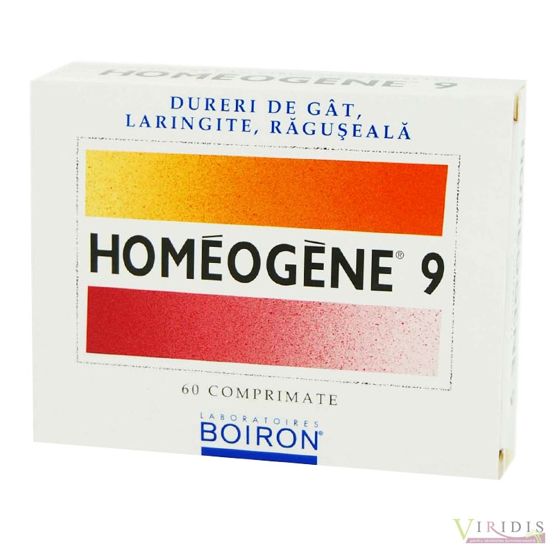 Homeogene 9 x 60 Comprimate