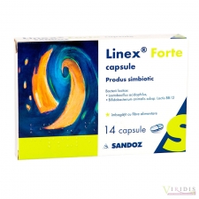 Medicamente pe afectiuni Linex Forte x 14 CAPSULE