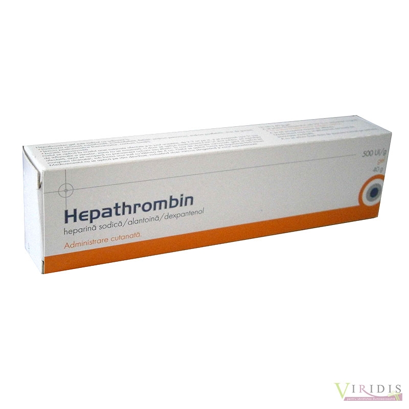 Hepathrombin 500 Ui/g Gel 40gr tub