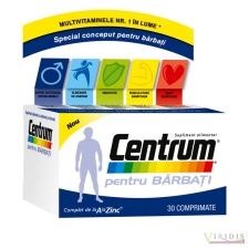 Vitamine-Suplimente Centrum Pentru Barbati x 30 Comprimate