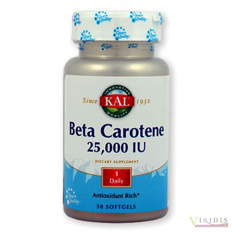 Beta Carotene 25000 U.i x 50 Capsule  Moi