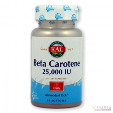 Medicamente pe afectiuni Beta Carotene 25000 U.i x 50 Capsule  Moi