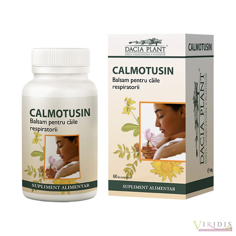 DACIA PLANT Calmotusin - 60 comprimate (Suplimente nutritive) - Preturi