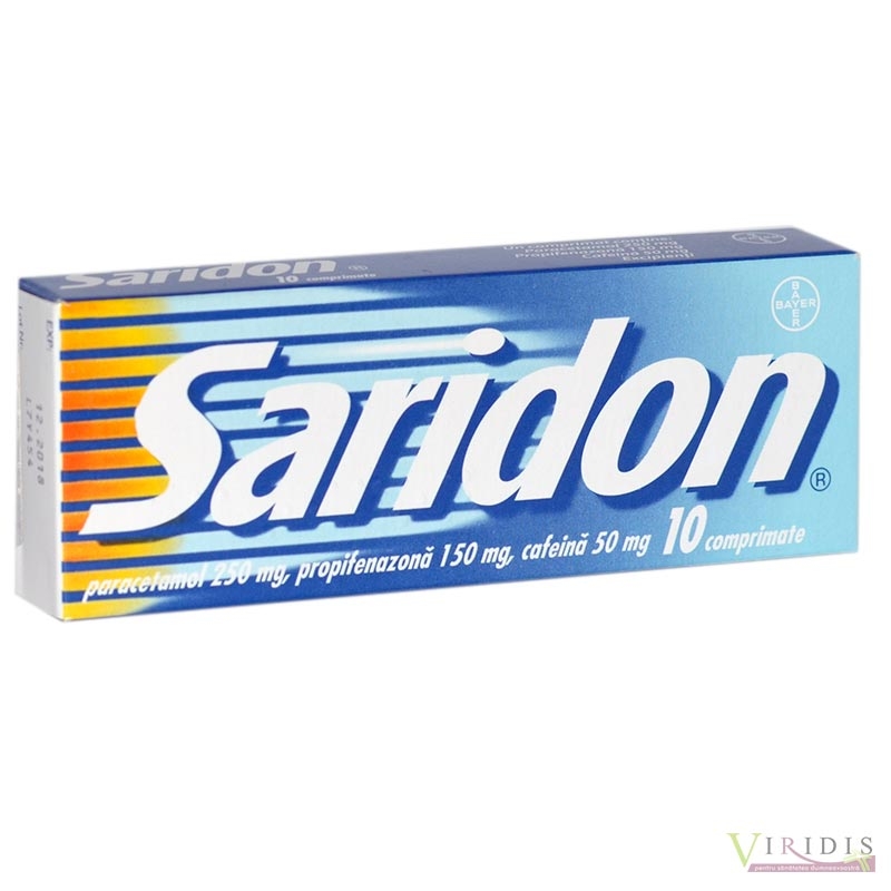 Saridon x 10 Comprimate