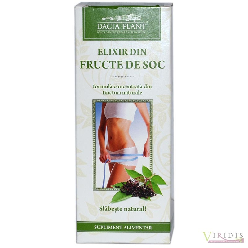 Elixir din fructe de soc, 200 ml, Dacia Plant