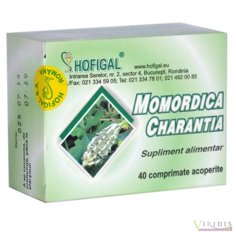 Momordica Charantia x 40 Comprimate acoperite