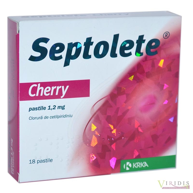 Septolete Cherry 1,2mg x 18 Pastile