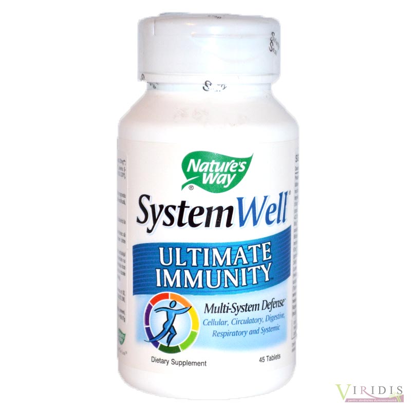 SystemWell, Ultimate Immunity, intareste toate cele sapte componente ale sistemului imunitar.