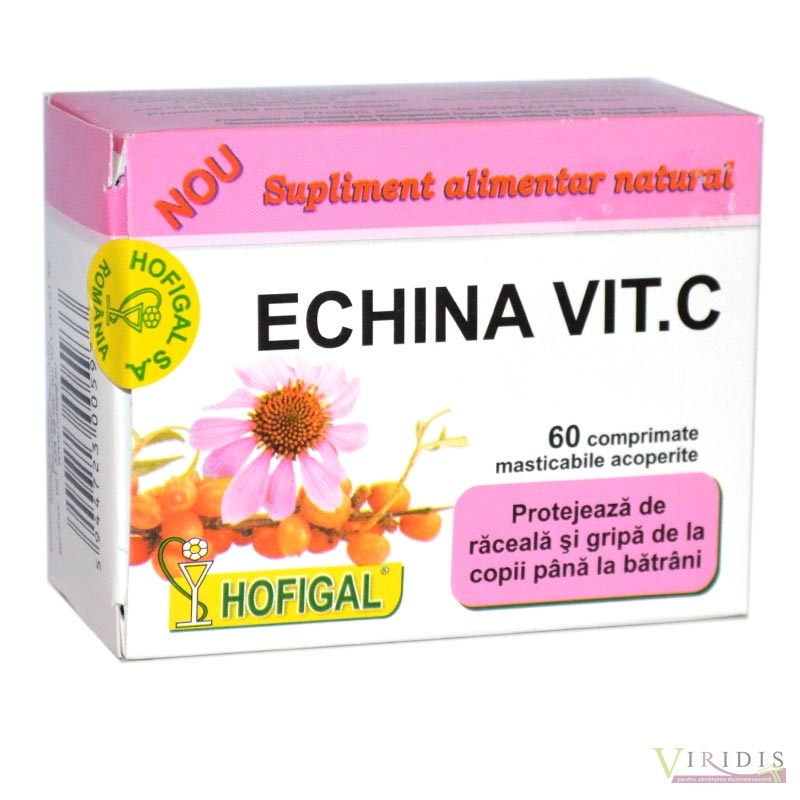 Echina Vit. C x 60 Comprimate masticabile