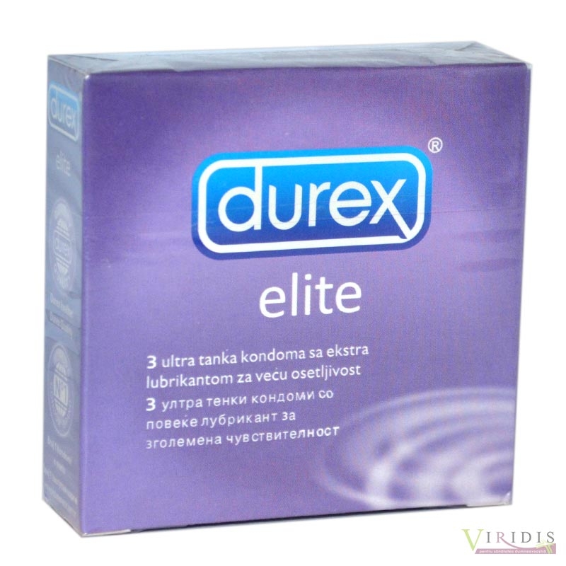Prezervative Durex Elite x 3 Bucati