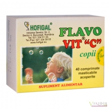 Vitamine-Suplimente Flavovit C Copii x 40 Comprimate masticabile