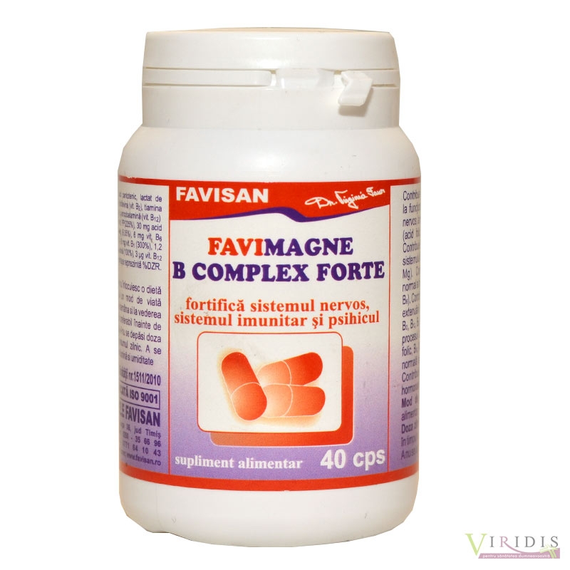 Favimagne B Complex Forte x 40 Capsule