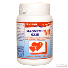 Vitamine-Suplimente Magneziu Oxid x 40 Capsule