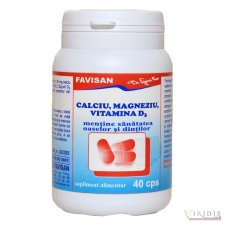  Calciu Magneziu Vitamina D3 x 40 Capsule