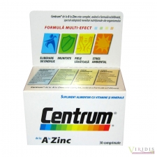 Vitamine-Suplimente Centrum A - Zinc x 30 Comprimate
