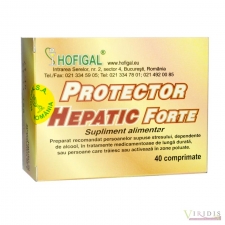 Medicamente pe afectiuni Protector Hepatic Forte x 40 Comprimate