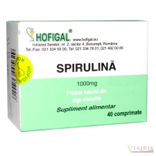 Vitamine-Suplimente Spirulina 1000mg x 40 Comprimate
