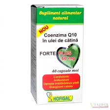 Vitamine-Suplimente Coenzima Q10 Forte Plus In Ulei Catina 60mg x 40 Capsule moi