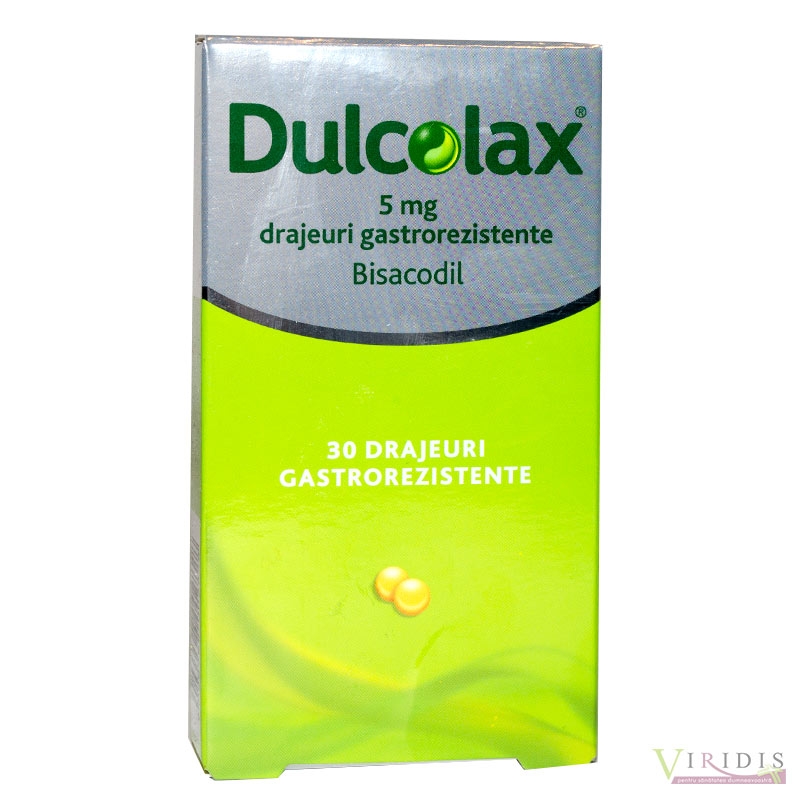 Dulcolax 5mg x 30 Drajeuri gastrorezistente