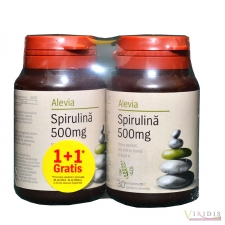 Vitamine-Suplimente Spirulina 1+1 500mg x 60 Comprimate