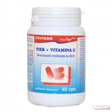 Vitamine-Suplimente Fier+vit C x 40 Capsule