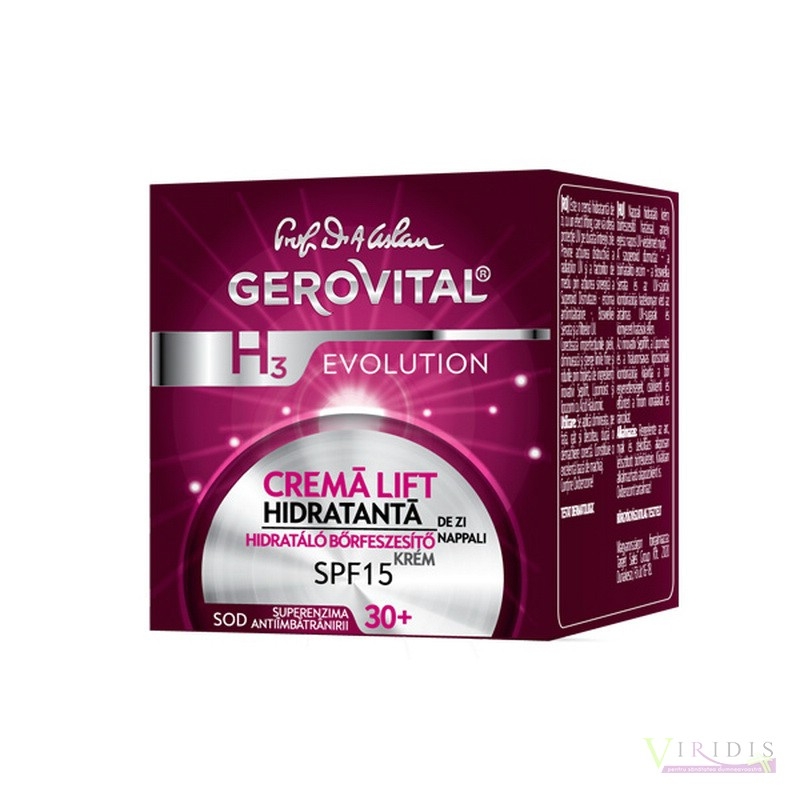 Crema Lift Hidratanta Zi Spf15 50ml GH3EVOLUTION